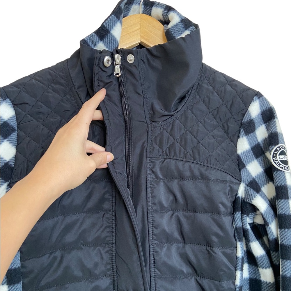 Lauren Ralph Lauren Quilted Fleece Jacket - Picture 11 of 13